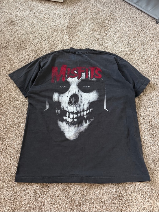 Bvd Other - 90s Misfits Faded Ghost pocket Men's Band Shirt grail size XL